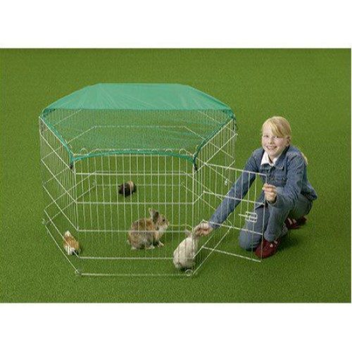 Tak til smådyr/valpegrind-innhegning