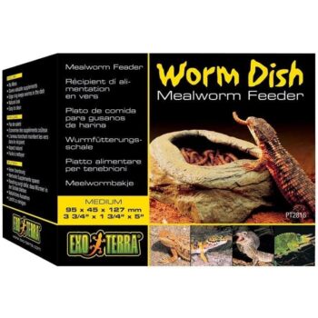 Exo Terra Worm Dish 9.5x4.5x12.7cm