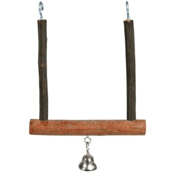 Huske naturtre med bjelle 12x15cm