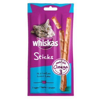 Whiskas kattesticks 3stk 18gr.