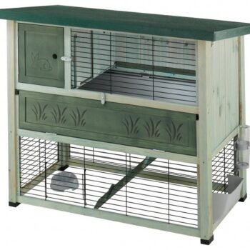 Utebur Ferplast Ranch 160 kanin og marsvin med utegård nede