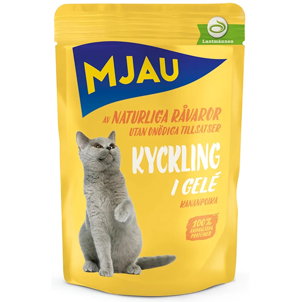Mjau Megabox laks-kylling-reker-oksekju00f8tt pouches
