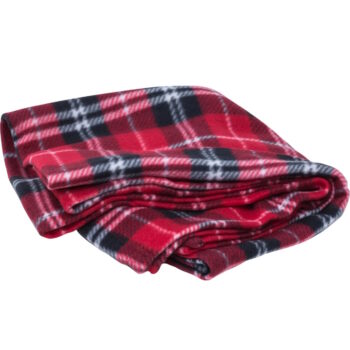 Fleeceteppe i filt Skotskt Rutet 100x150cm